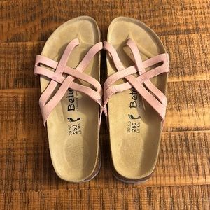 Betula by Birkenstock Pink Leather Size 8